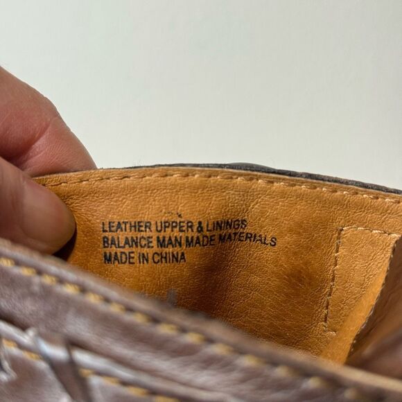 Born Brown Western Leather Mules Size 9 - Picture 8 of 9